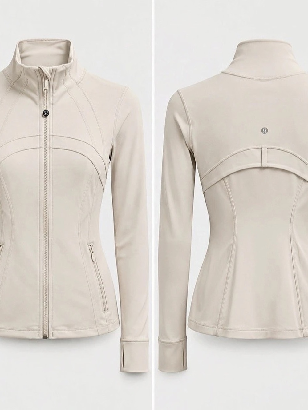 lululemon Define Jacket Nulu Cream Size 6